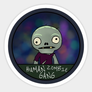 Human Zombie Gang Sticker